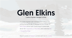 Desktop Screenshot of glenelkins.com